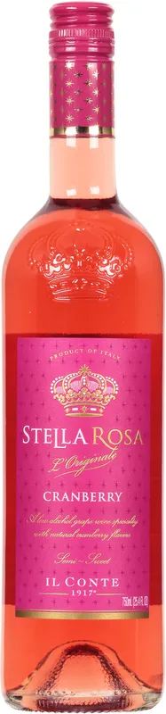 Stella Rosa Cranberry Semi Sweet Red Wine - 750ml Bottle