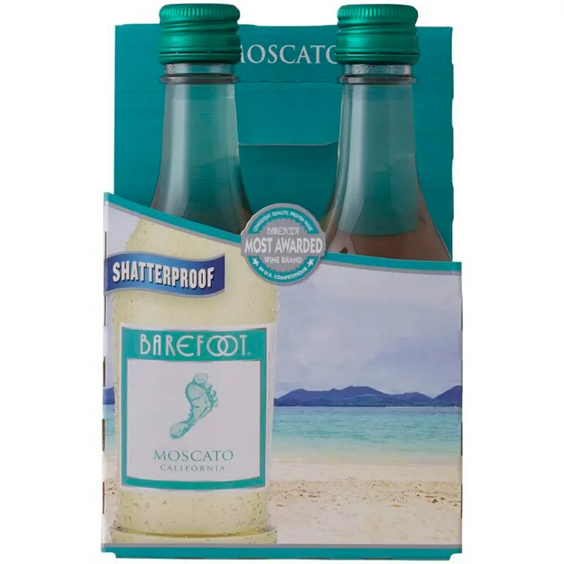 Barefoot Cellars Moscato White Wine - 4pk/187ml Bottles