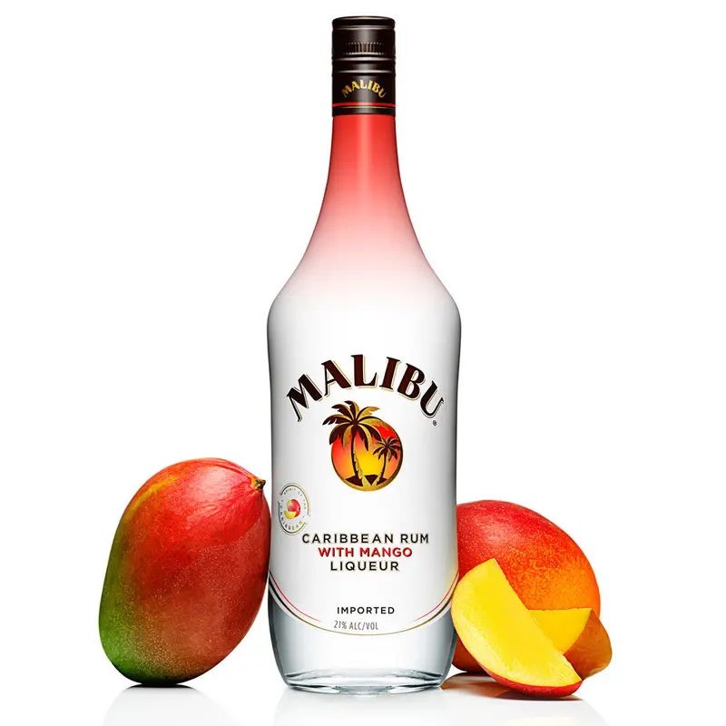 Malibu Caribbean Rum With Mango Liqueur - 750ml Bottle