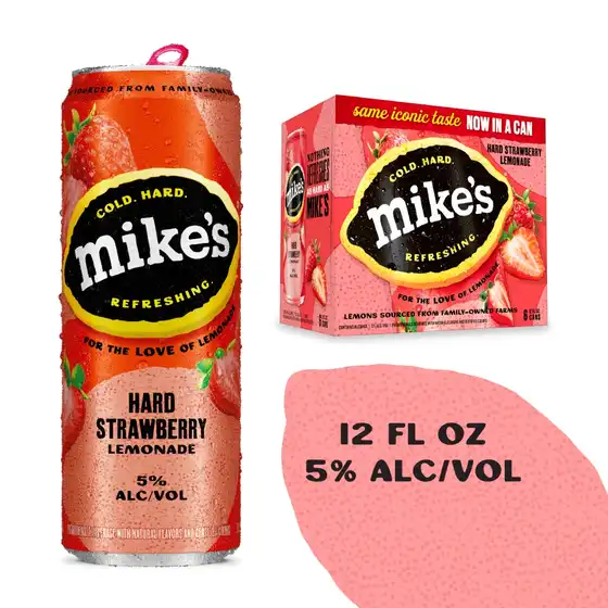 Mike's Hard Lemonade Strawberry - 6pk/12 Fl Oz Cans