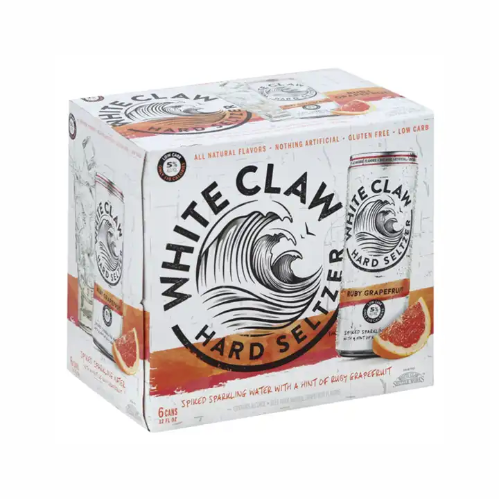 White Claw Ruby Grapefruit Hard Seltzer 6pk 12oz Can