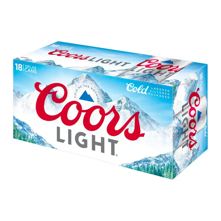 Coors Light Lager Beer, 18 Pack, 12 Fl. Oz. Cans, 4.2% ABV