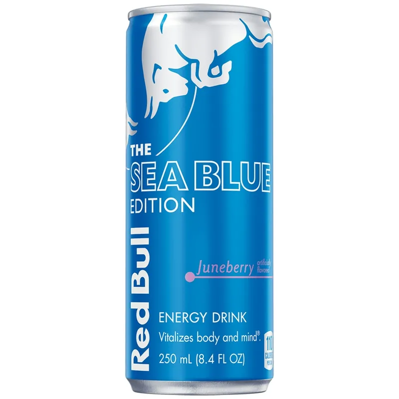 Red Bull Juneberry Sea Blue Edition Energy Drink, 8.4 Fl Oz Can