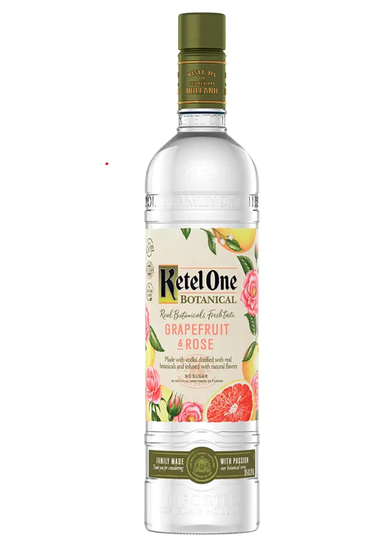 Ketel One Vodka, Grapefruit & Rose, Botanical 750 Ml