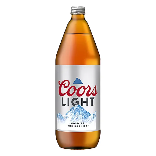 Coors Light Lager Beer, 40 Fl. Oz. Bottle, 4.2% Abv