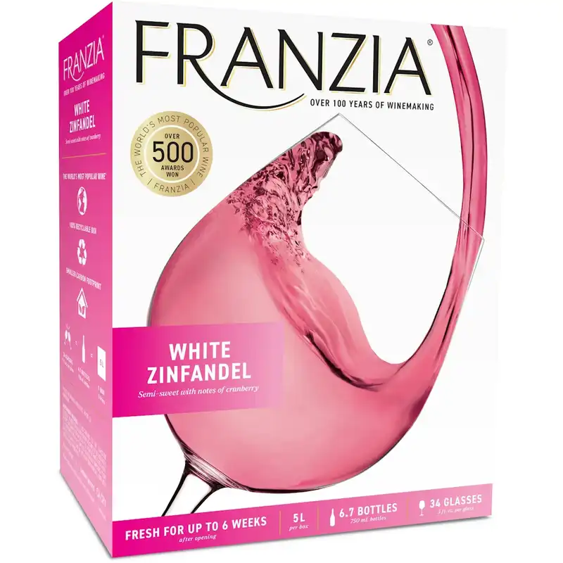 Franzia White Zinfandel Wine - 5L Box