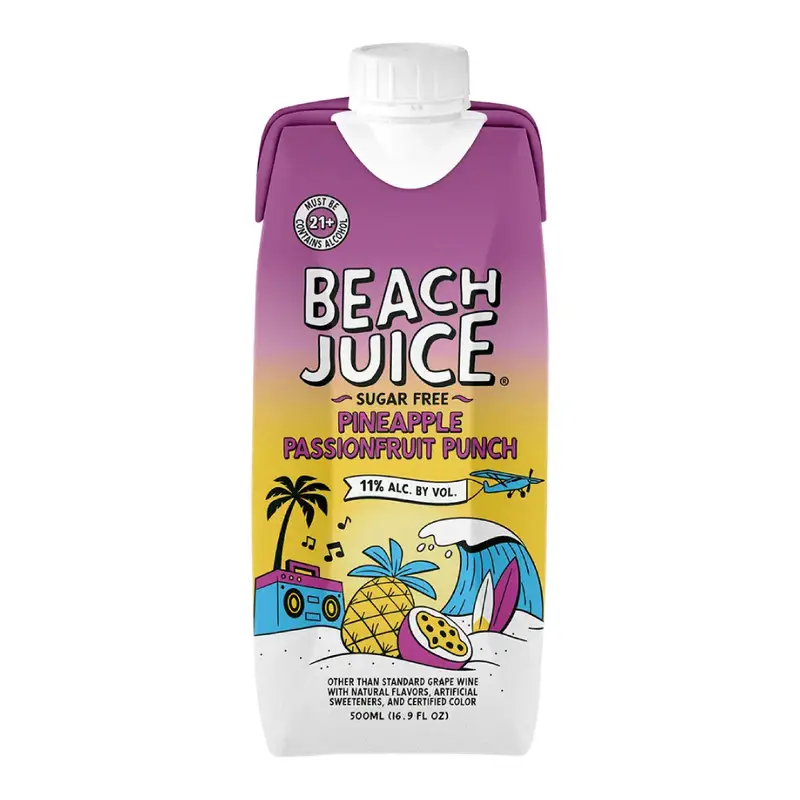 Beach Juice Pineapple Passionfruit Punch 500 Ml