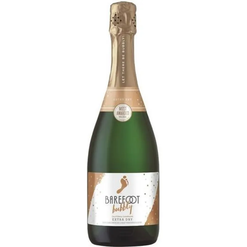 Barefoot Bubbly Extra Dry Champagne Sparkling Wine 750 Ml