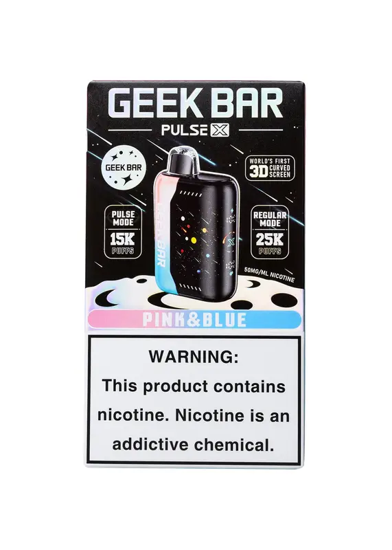 Geek Bar Pink & Blue Pulse X 25000