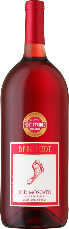 Barefoot Red Moscato, California 750 Ml
