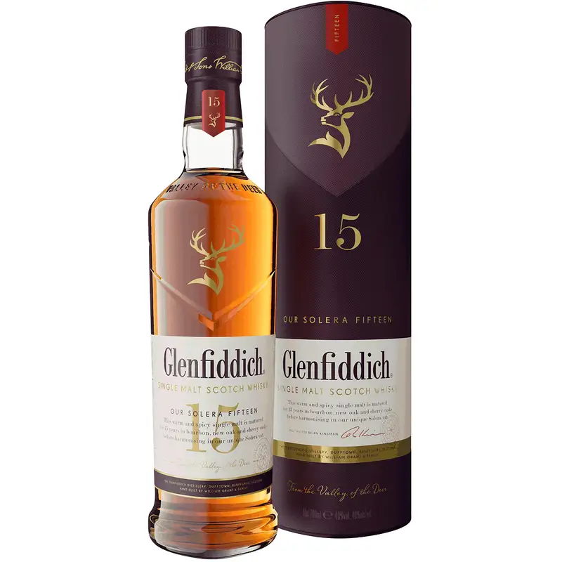 Glenfiddich 15 Year Old Solera Reserve Single Malt Scotch Whisky