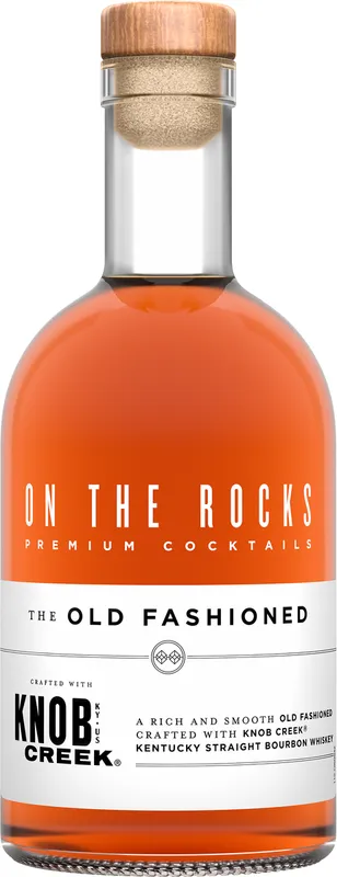 On The Rocks Old Fashioned Knob Creek Premium Cocktail 375ml