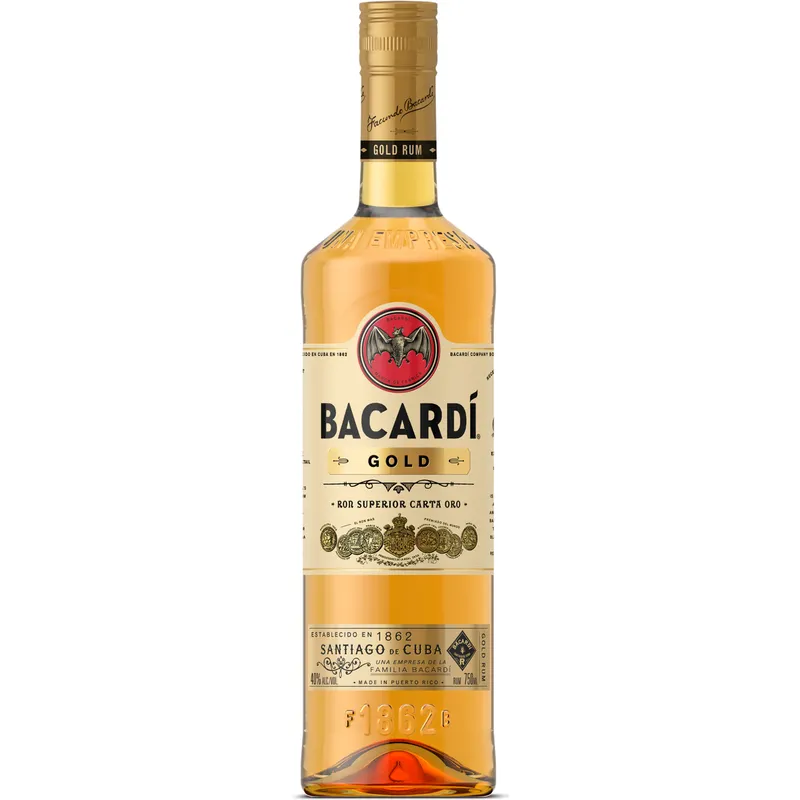 Bacardi Gold Rum 750 Ml
