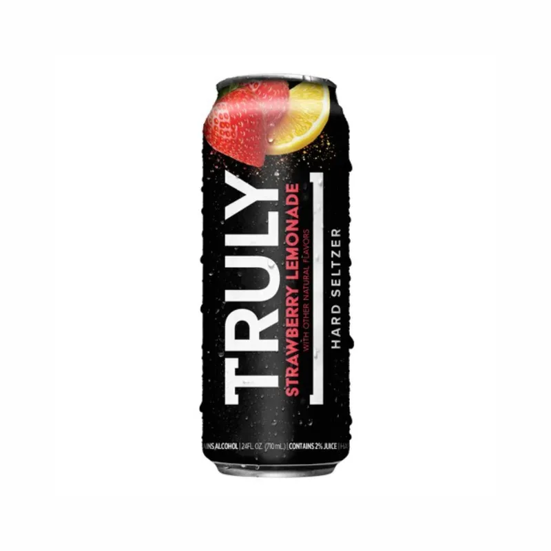 Truly Strawberry Lemonade Hard Seltzer - 24 Fl Oz Can