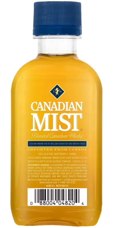 Canadian Mist Blended Whisky 3 Yr 80