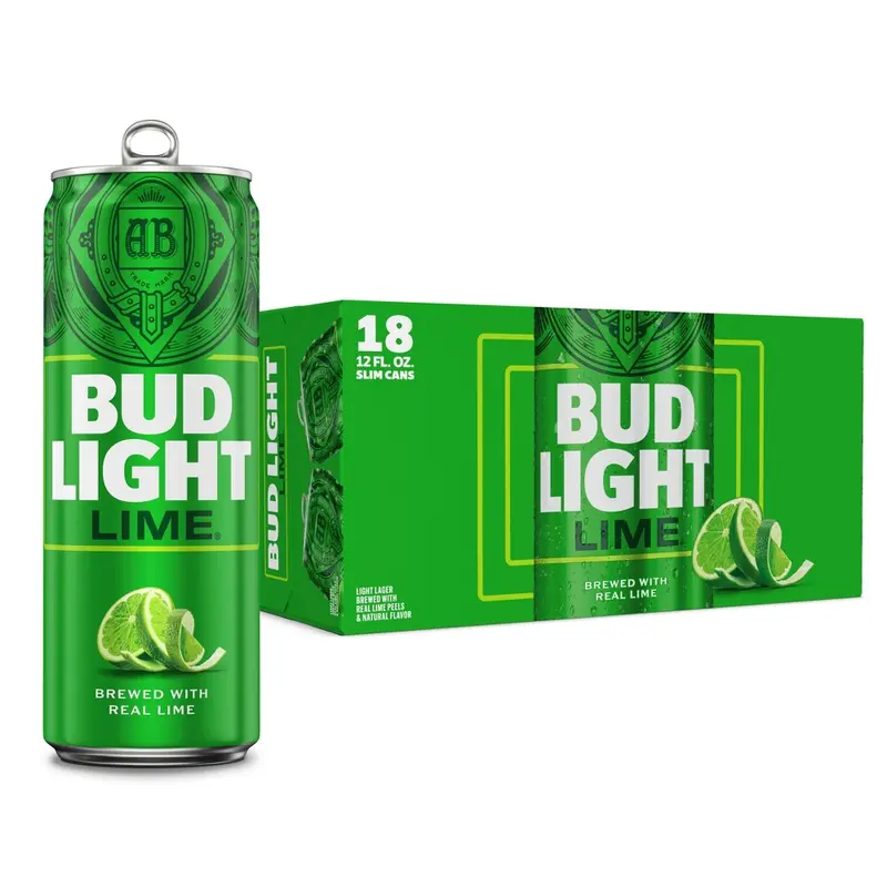 Bud Light Lime American Lager Beer - 18pk/12 Fl Oz Cans