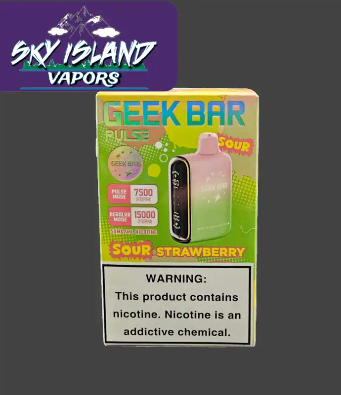 Geek Bar Sour Strawberry Pulse 15000 Disposable