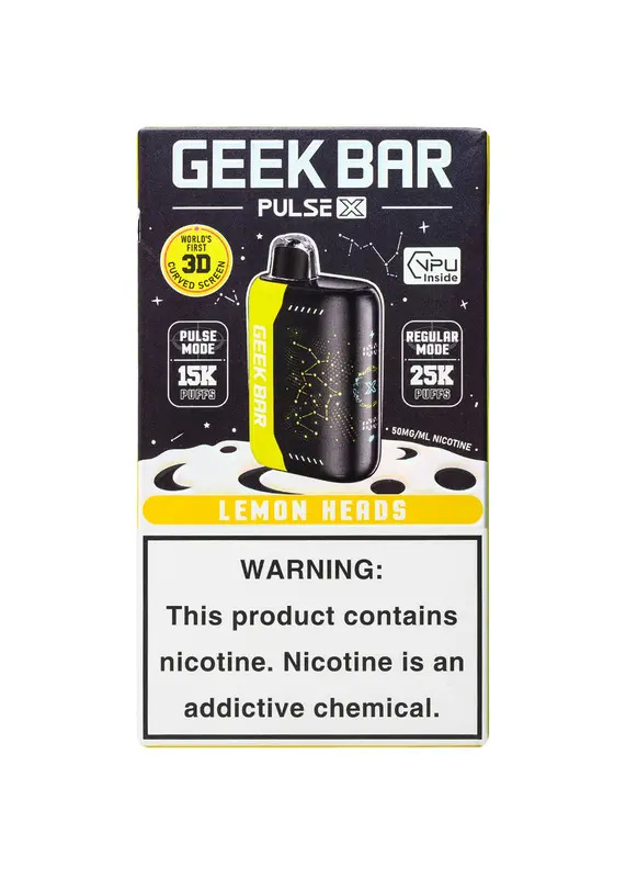 Geek Bar Pulse X 25000 Puffs - Lemon Heads Disposable Vape