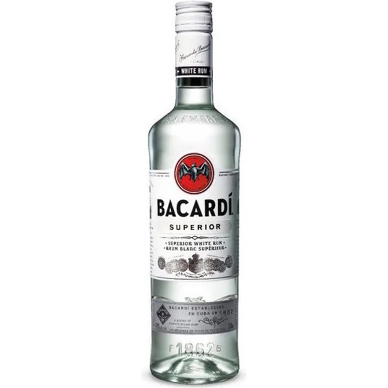 Bacardi Superior White Rum 375m L Glass Bottle