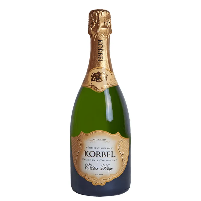 Korbel Champagne, Extra Dry, California 750 Ml