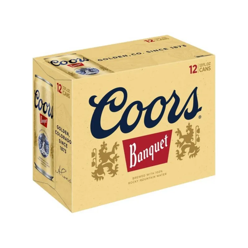 Coor's Banquet Lager Beer - 12pk/12 Fl Oz Cans
