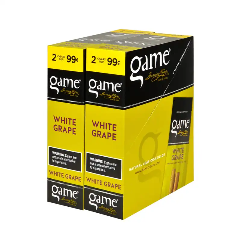 Game Cigars, Green Leaf, White Grape