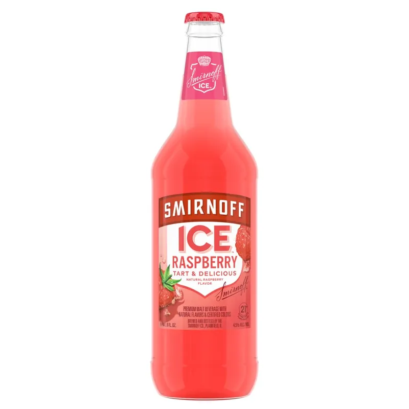 Smirnoff Ice Raspberry 24oz Bottle