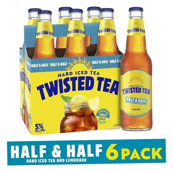 Twisted Tea Half & Half, Hard Iced 12 Fl. Oz. Bottle, 6pk