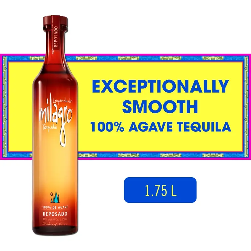 Milagro Reposado Tequila - 1.75L Bottle