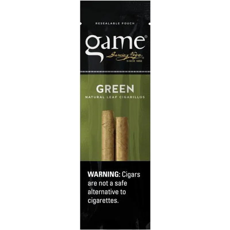 Game Cigarillos 2 Pk Green