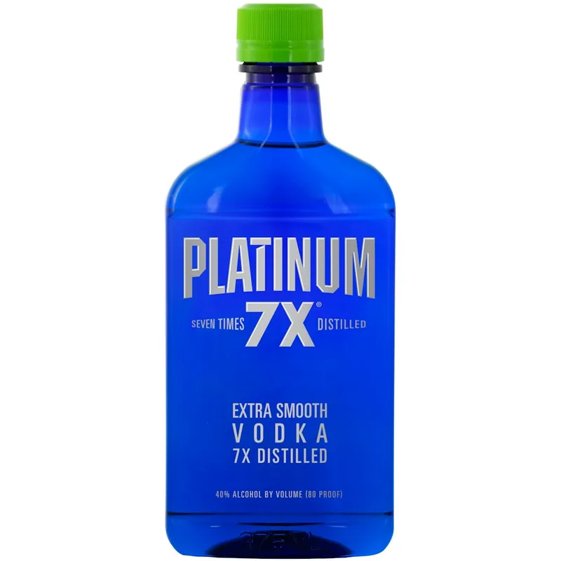 Platinum 7X Extra Smooth Vodka - 375 Ml
