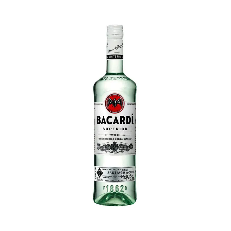 Bacardi Superior Light Puerto Rican Rum - 1.75L Bottle