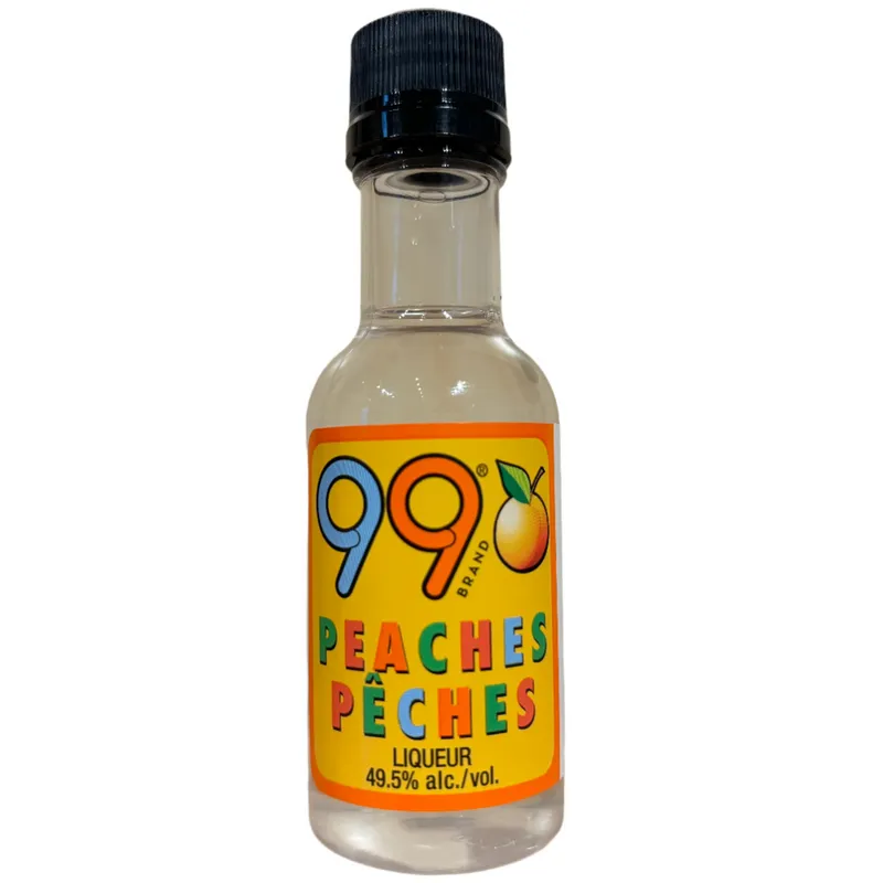 99 Brand Peaches - Peach Schnapps Liqueur - 50 Ml