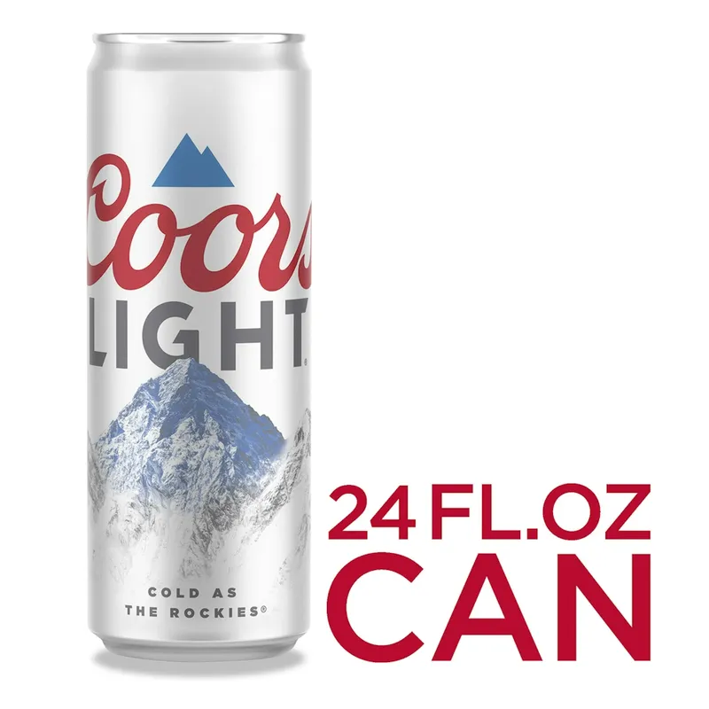 Coors Light American Lager Beer Single Can