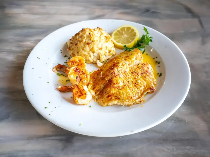 Broiled Seafood Trio