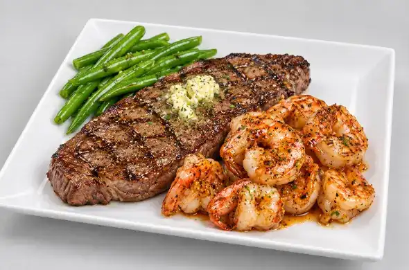 N.Y Steak  and  Bbq Shrimp