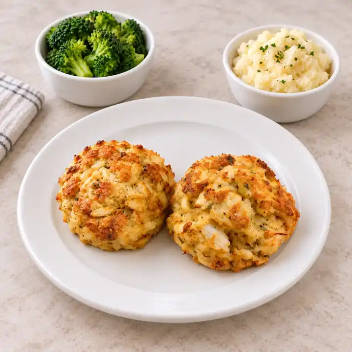 Double Crab Cakes 2 Sides