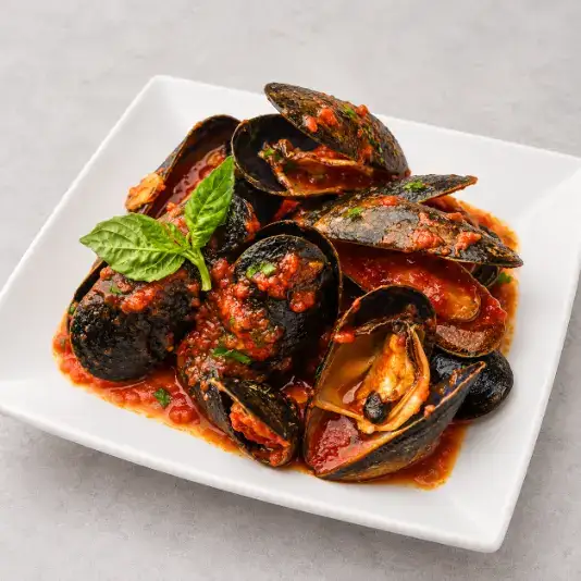 Mussles in Marinara Sauce
