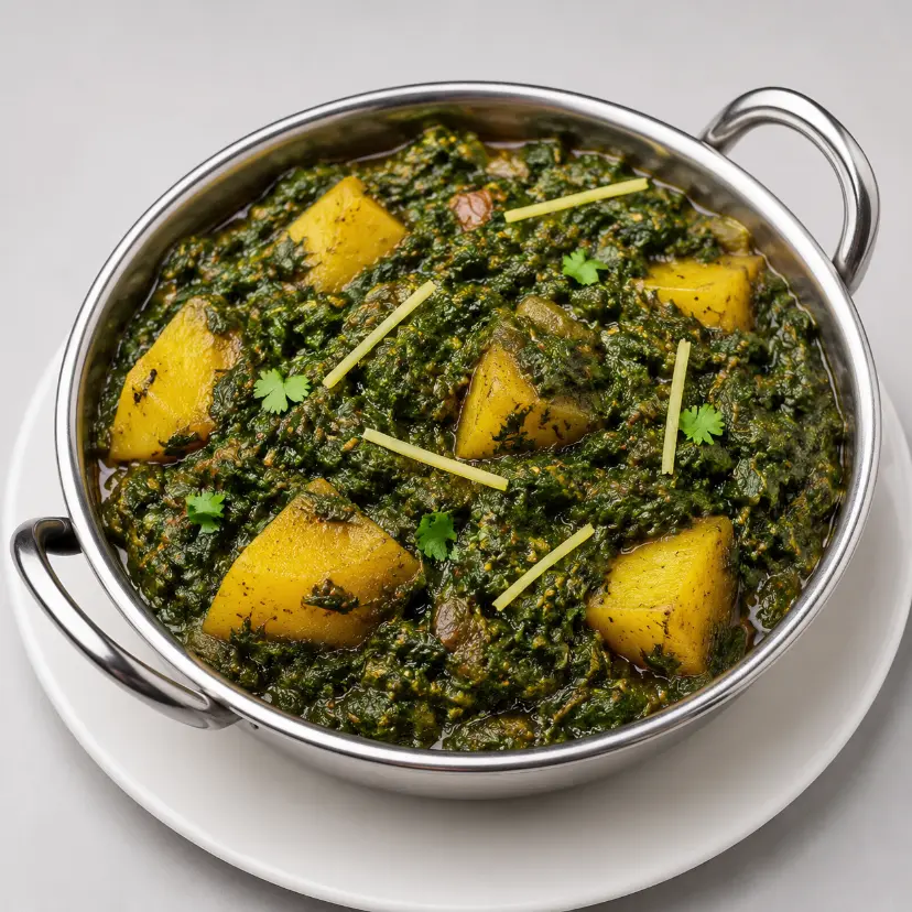 Spinach with Potatoes