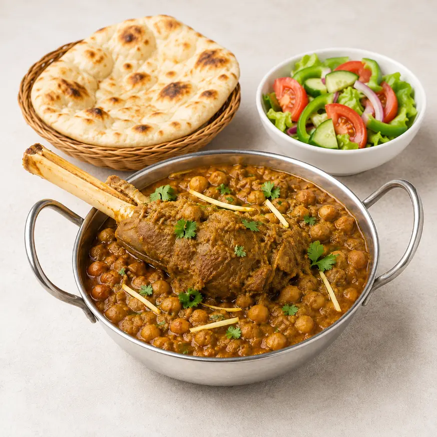 Lamb Shank with Chickpeaas