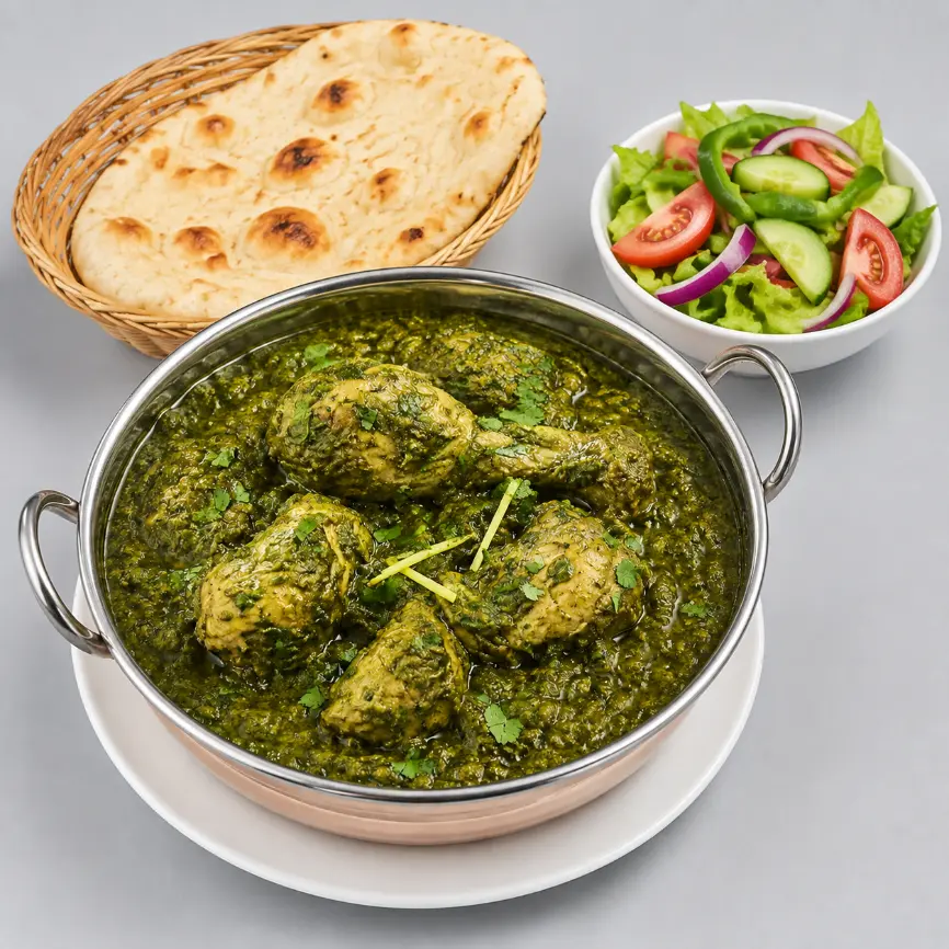 Spinach with Chicken
